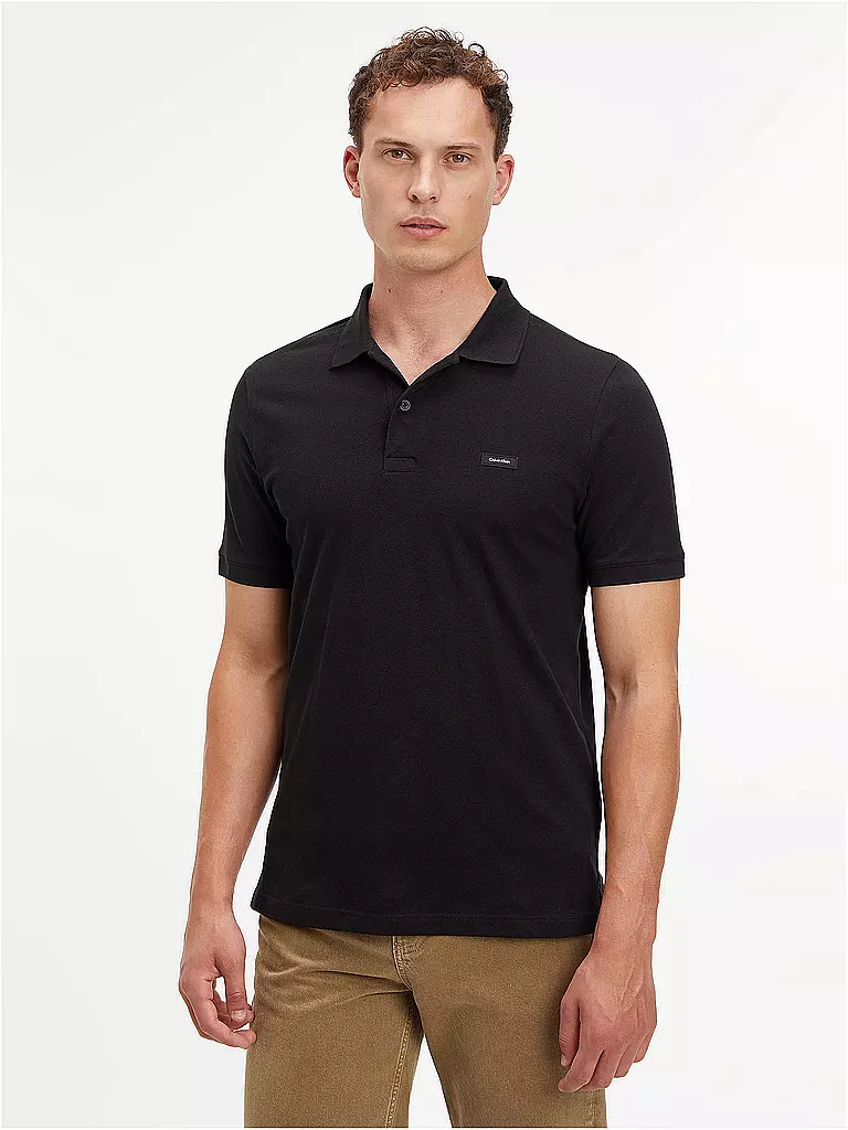 CALVIN KLEIN | Poloshirt Slim Fit | schwarz