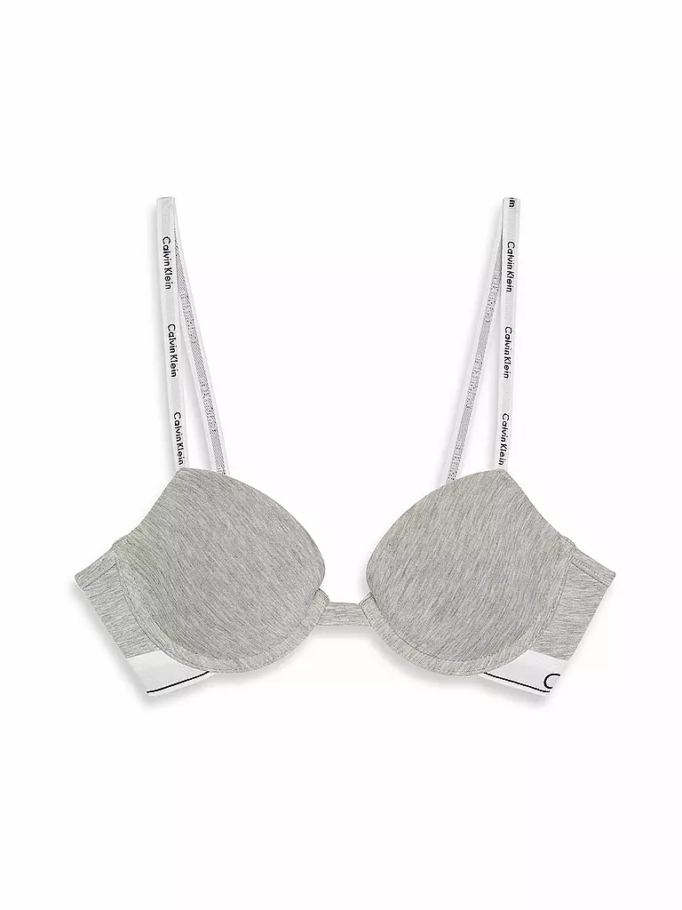 CALVIN KLEIN | Push Up BH grey | hellgrau