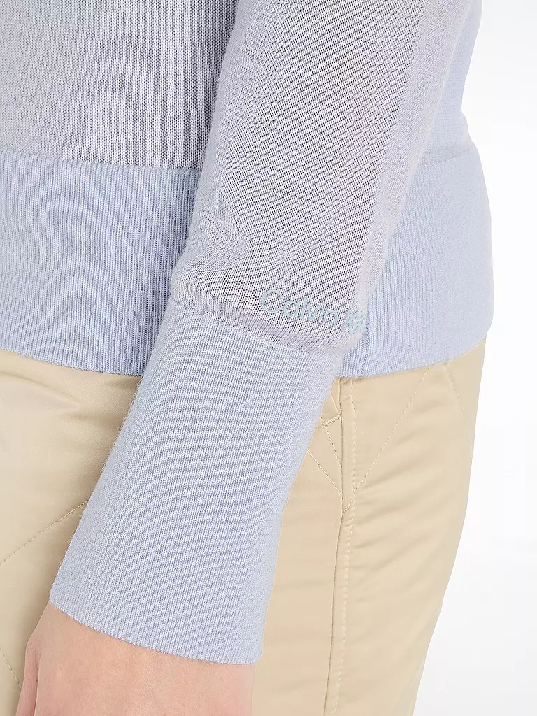 CALVIN KLEIN | Rollkragenpullover  | hellblau