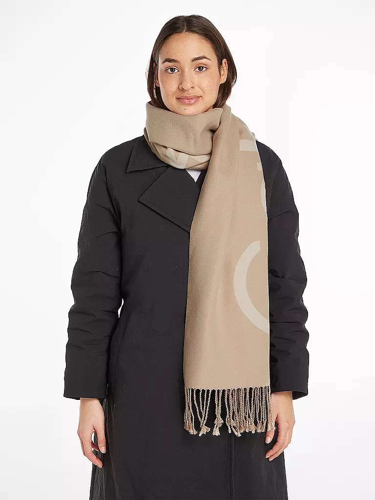CALVIN KLEIN | Schal  | beige