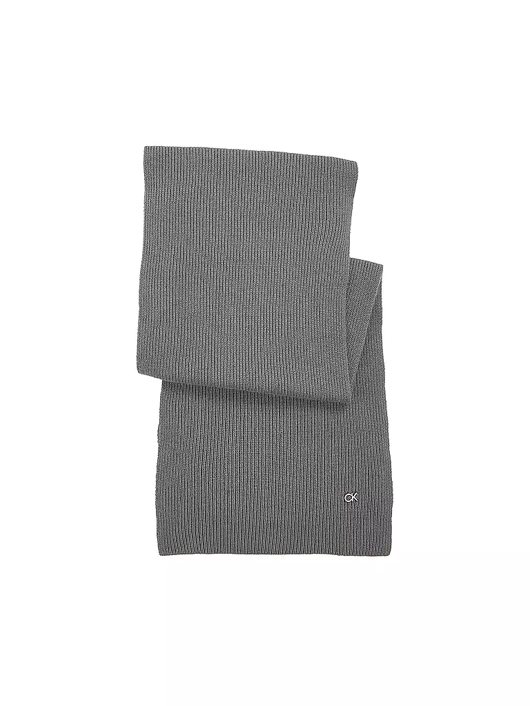 CALVIN KLEIN | Schal RE-LOCK | grau