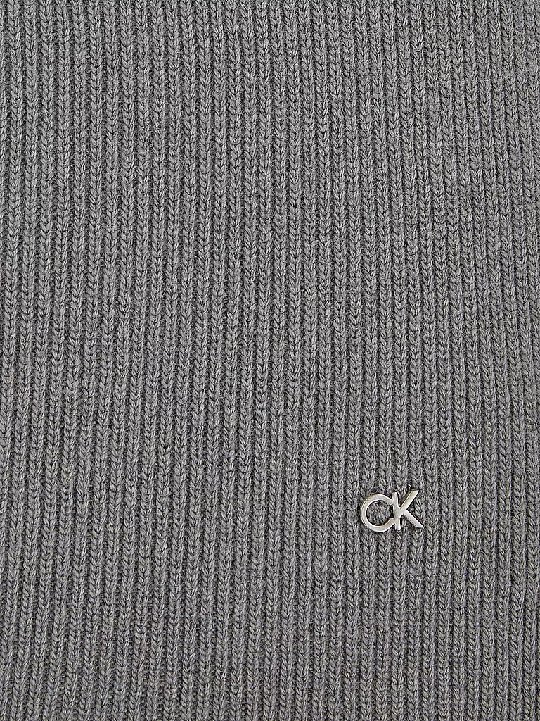 CALVIN KLEIN | Schal RE-LOCK | grau