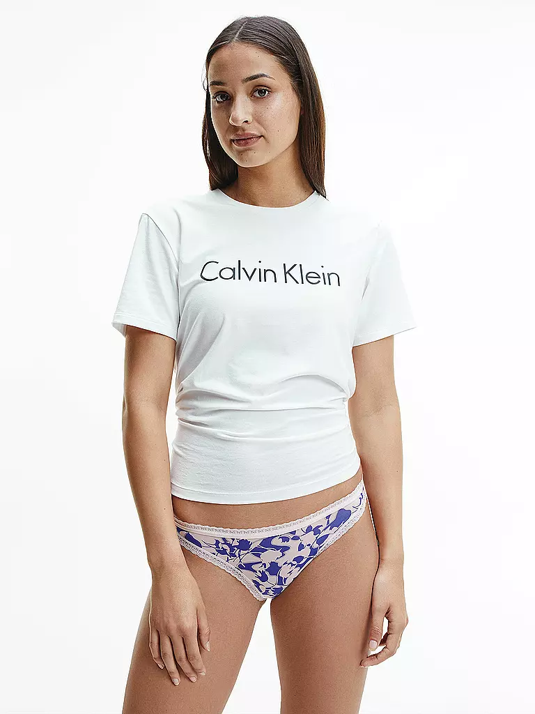 CALVIN KLEIN | Slip Bottoms Up floral purple | blau