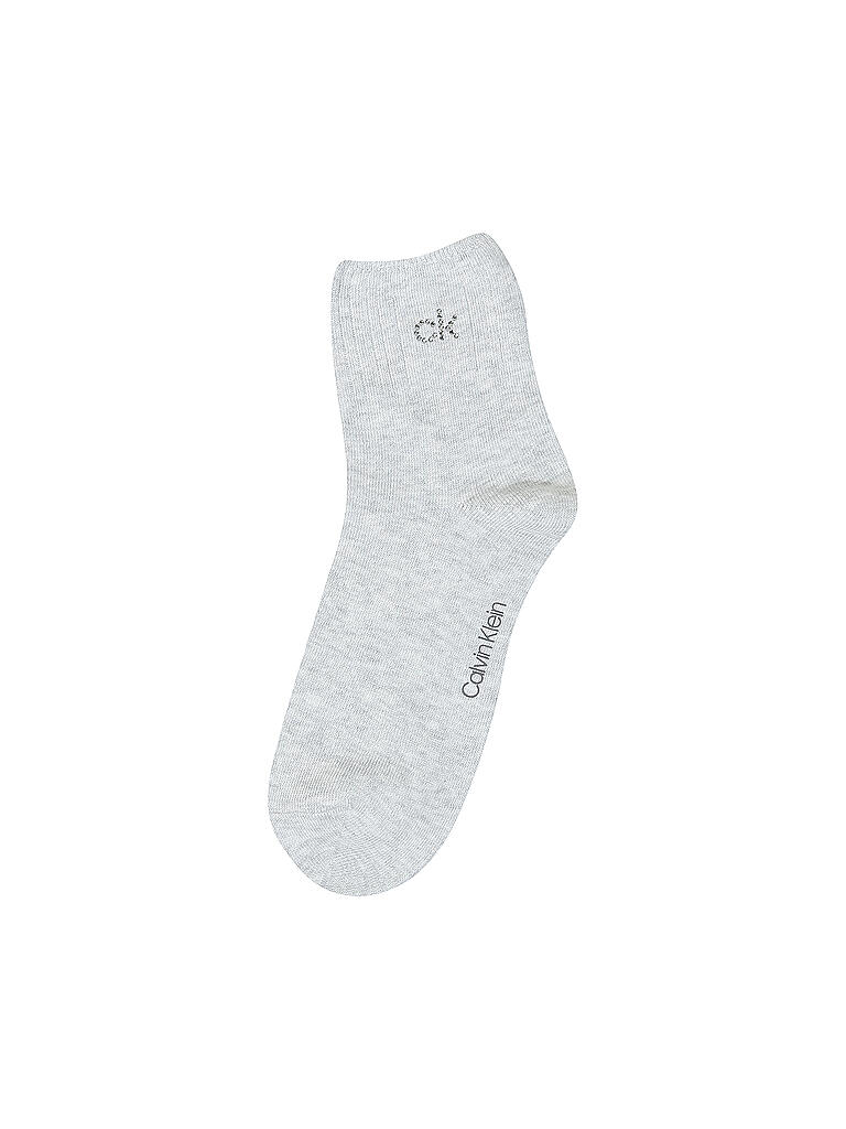 CALVIN KLEIN | Socken - Anklets light grey mel. | grau