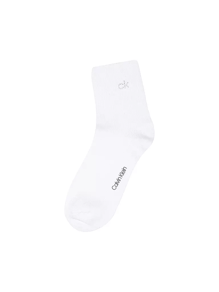 CALVIN KLEIN | Socken - Anklets white | weiß