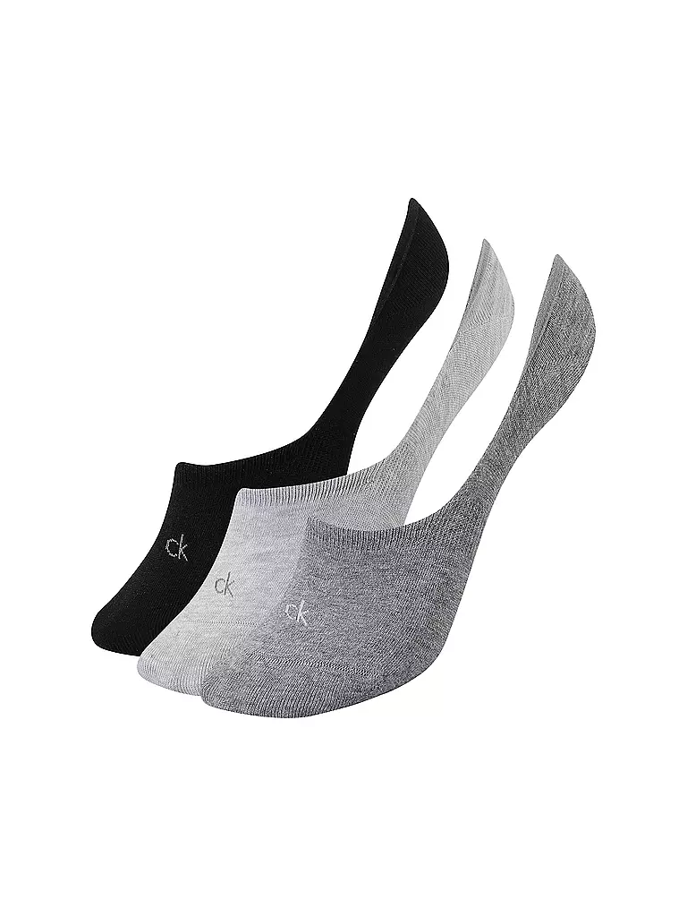CALVIN KLEIN | Socken 3er Pkg grey melange | grau