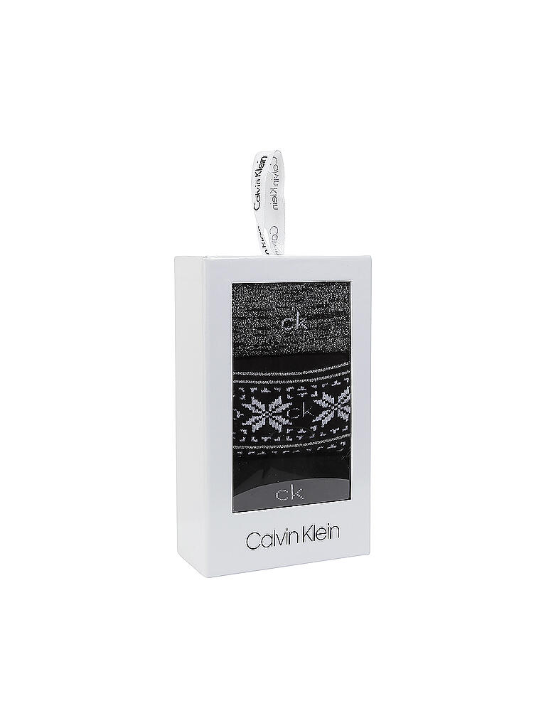 CALVIN KLEIN | Socken Geschenkbox 3-er Pkg. 36-41 | schwarz