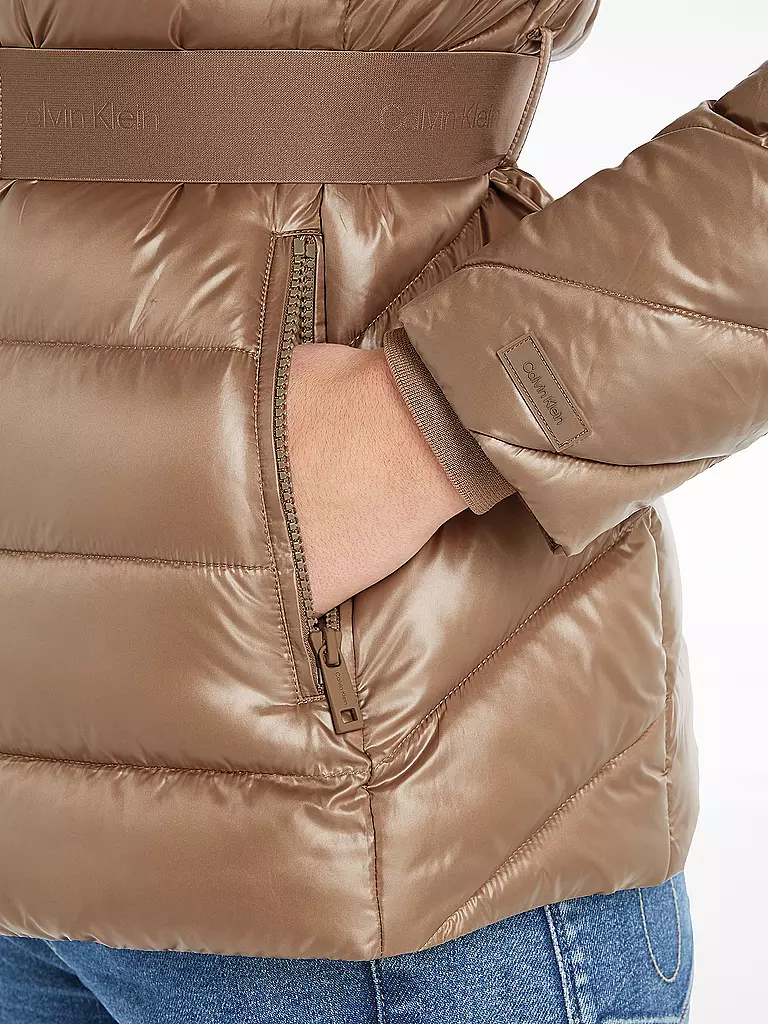 CALVIN KLEIN | Steppjacke  | gold
