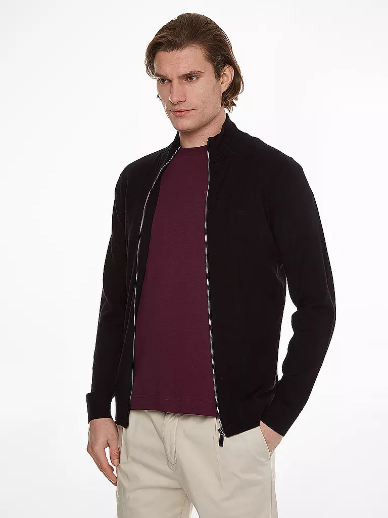 CALVIN KLEIN | Strickjacke | schwarz
