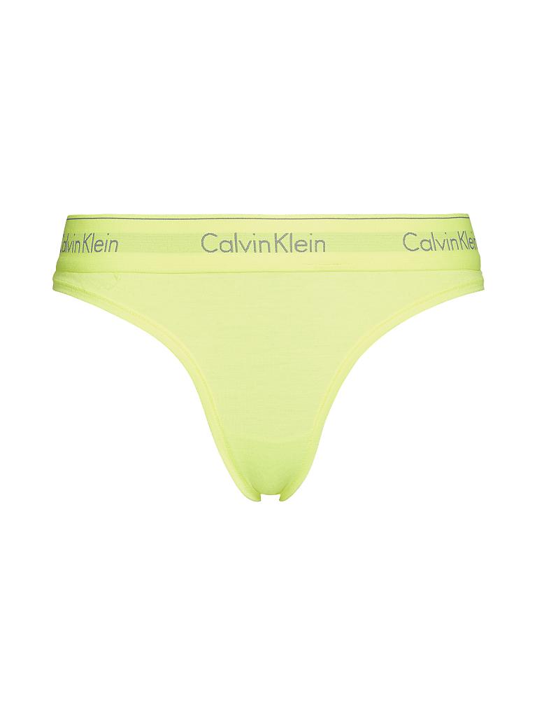 CALVIN KLEIN | String "Modern Cotton" (Gelb Neon) | gelb