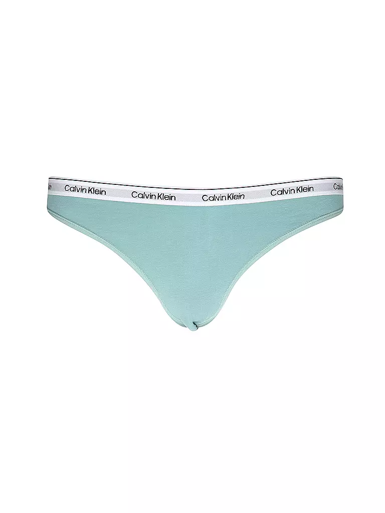 CALVIN KLEIN | String 3er Pack multi | hellgrün