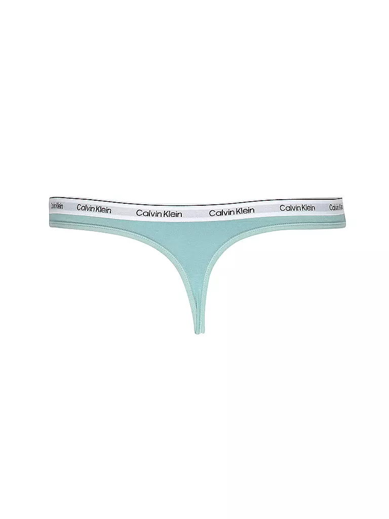 CALVIN KLEIN | String 3er Pack multi | hellgrün