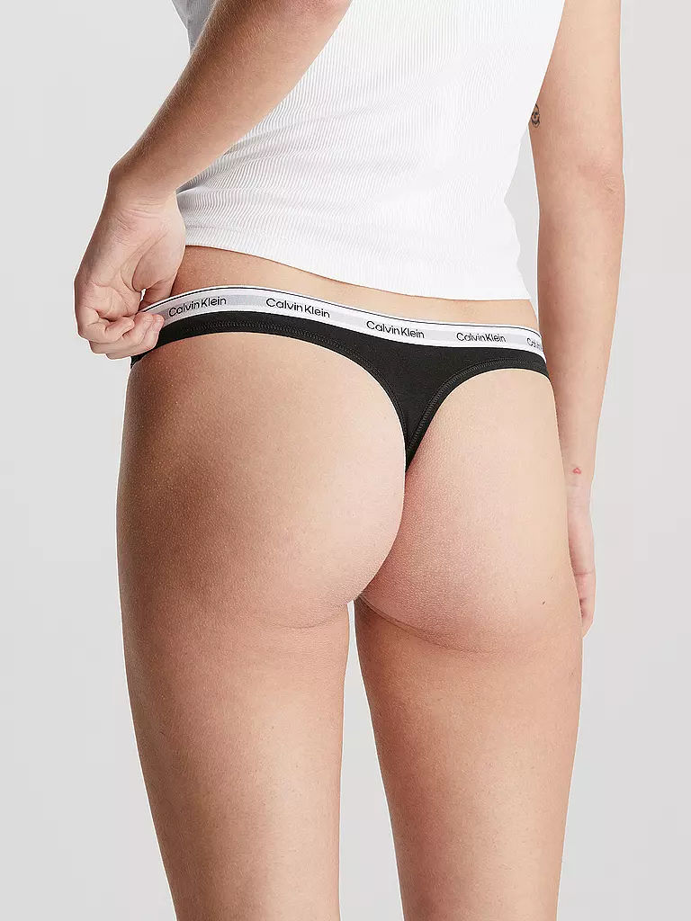 CALVIN KLEIN | String 3er Pack multi | türkis