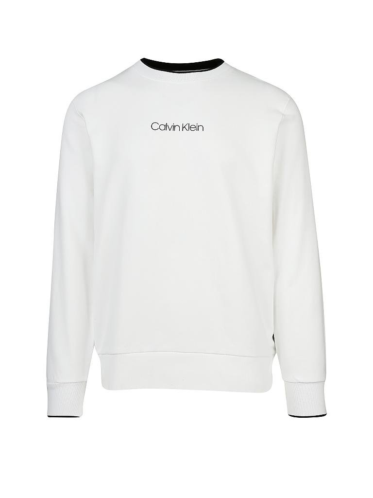CALVIN KLEIN | Sweater "Carbon Brush" | weiß