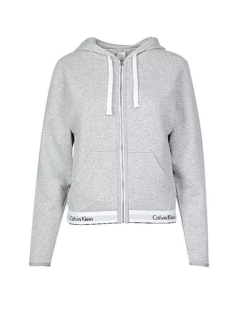 CALVIN KLEIN | Sweatjacke | grau