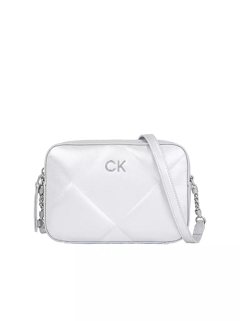 CALVIN KLEIN | Tasche - Crossbody Bag RE-LOCK  | silber