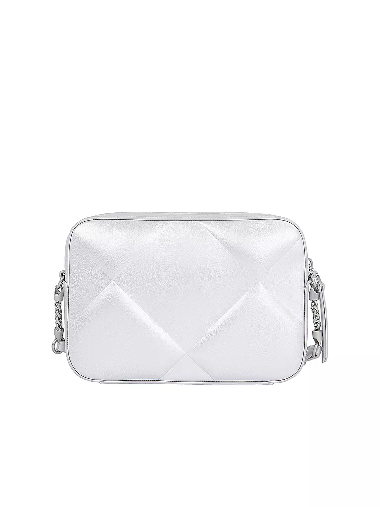 CALVIN KLEIN | Tasche - Crossbody Bag RE-LOCK  | silber