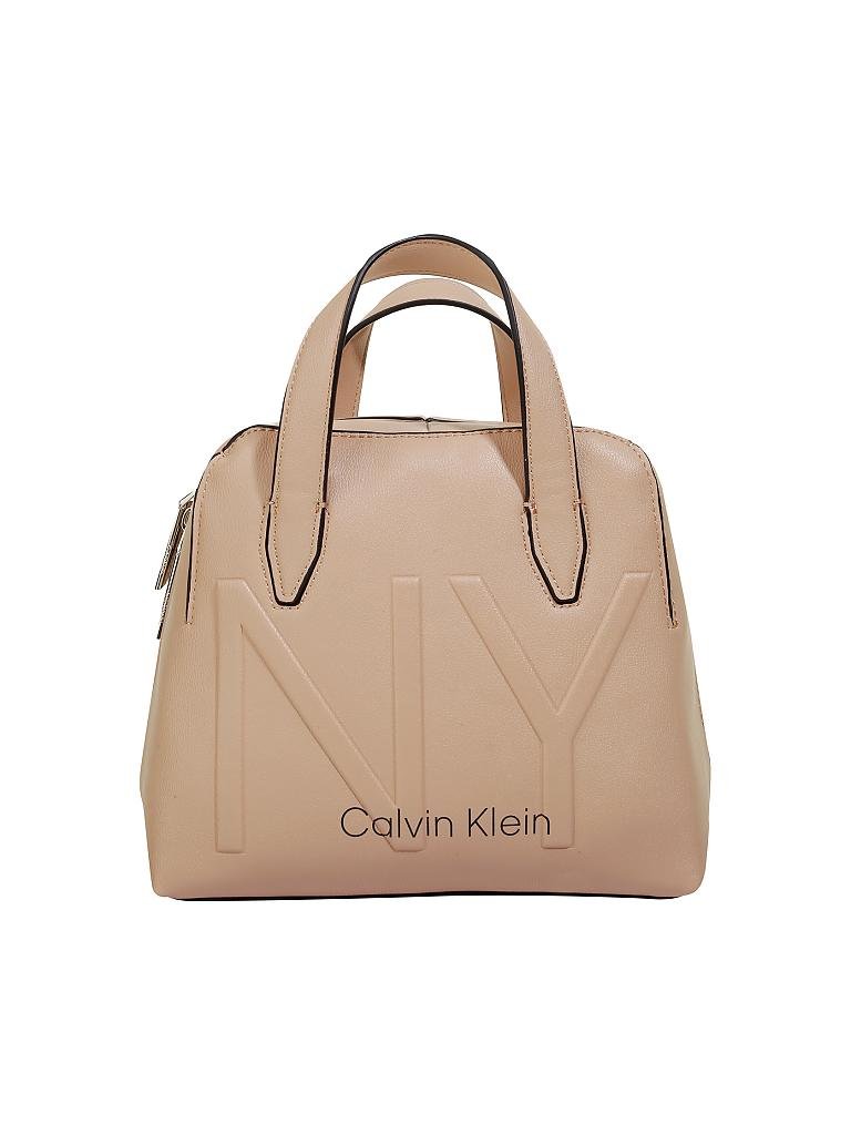 CALVIN KLEIN | Tasche - Henkeltasche "Shaped Duffle" | beige