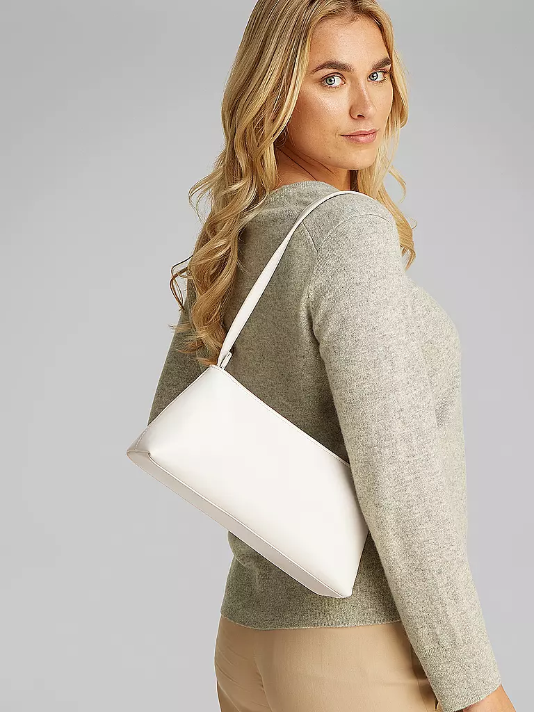 CALVIN KLEIN | Tasche - Schultertasche EMBOSSED | weiss