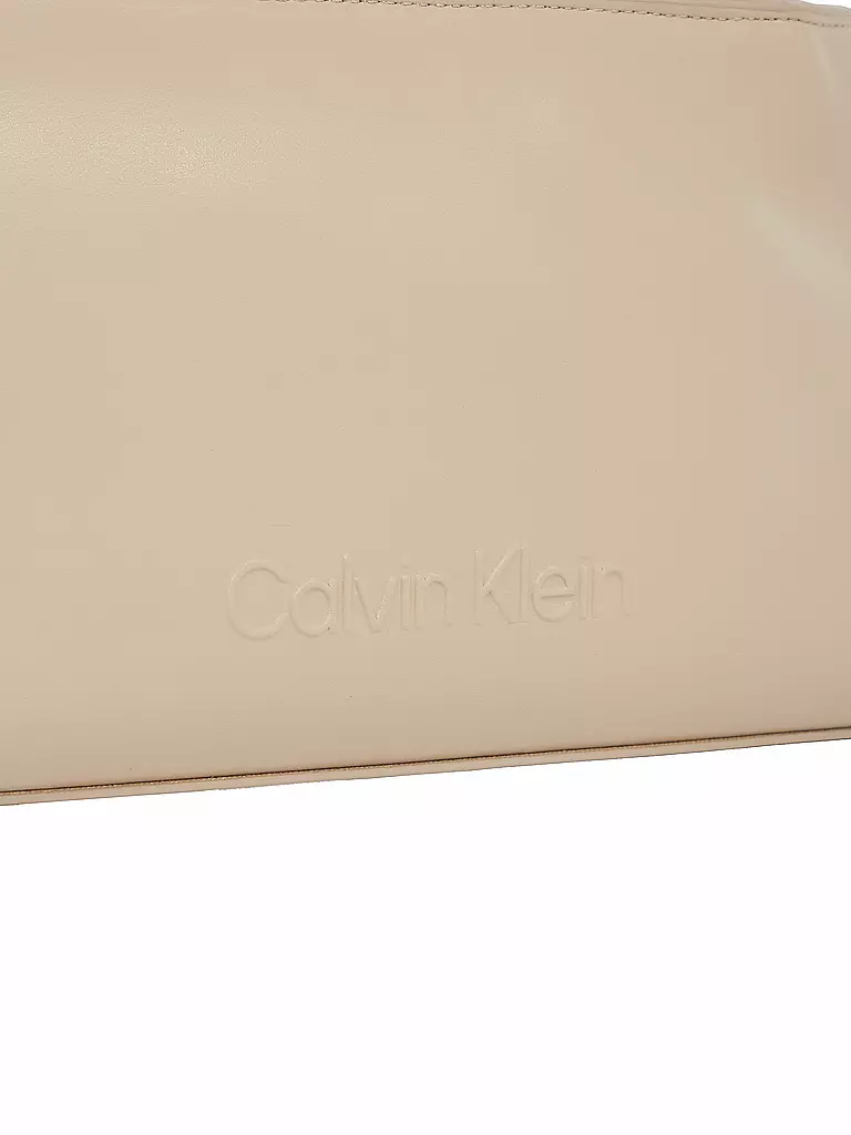 CALVIN KLEIN | Tasche - Schultertasche EMBOSSED | beige