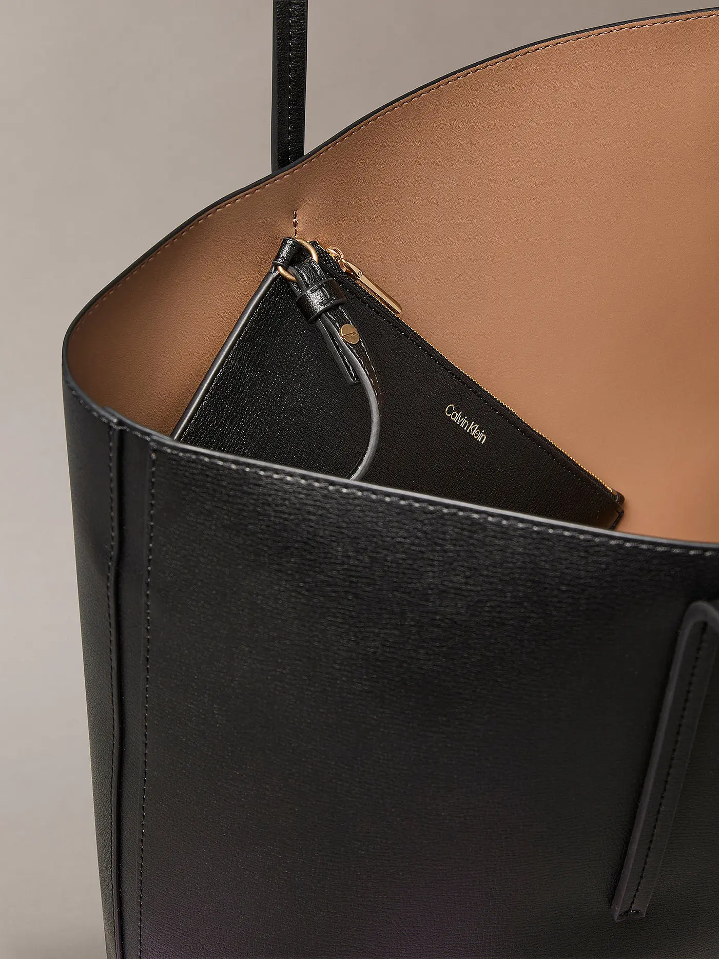 CALVIN KLEIN | Tasche - Tote Bag FOIL | schwarz