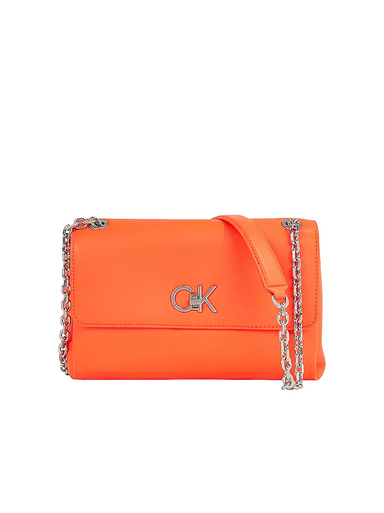 CALVIN KLEIN | Tasche - Umhängetasche RE-LOCK | orange