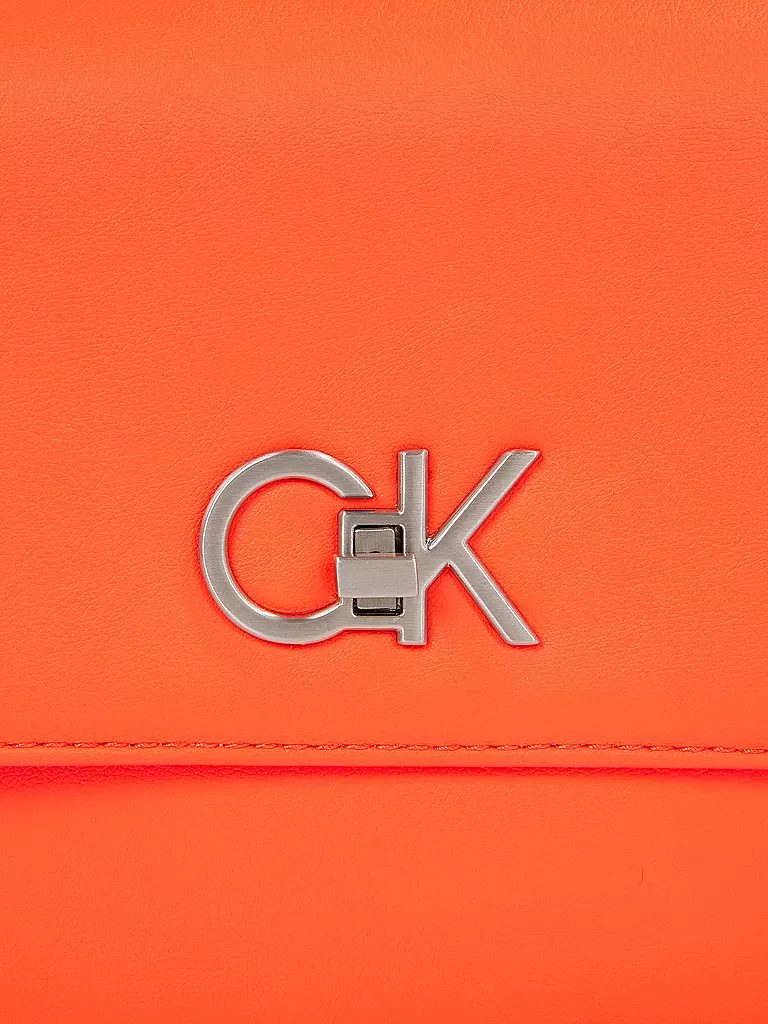 CALVIN KLEIN | Tasche - Umhängetasche RE-LOCK | orange