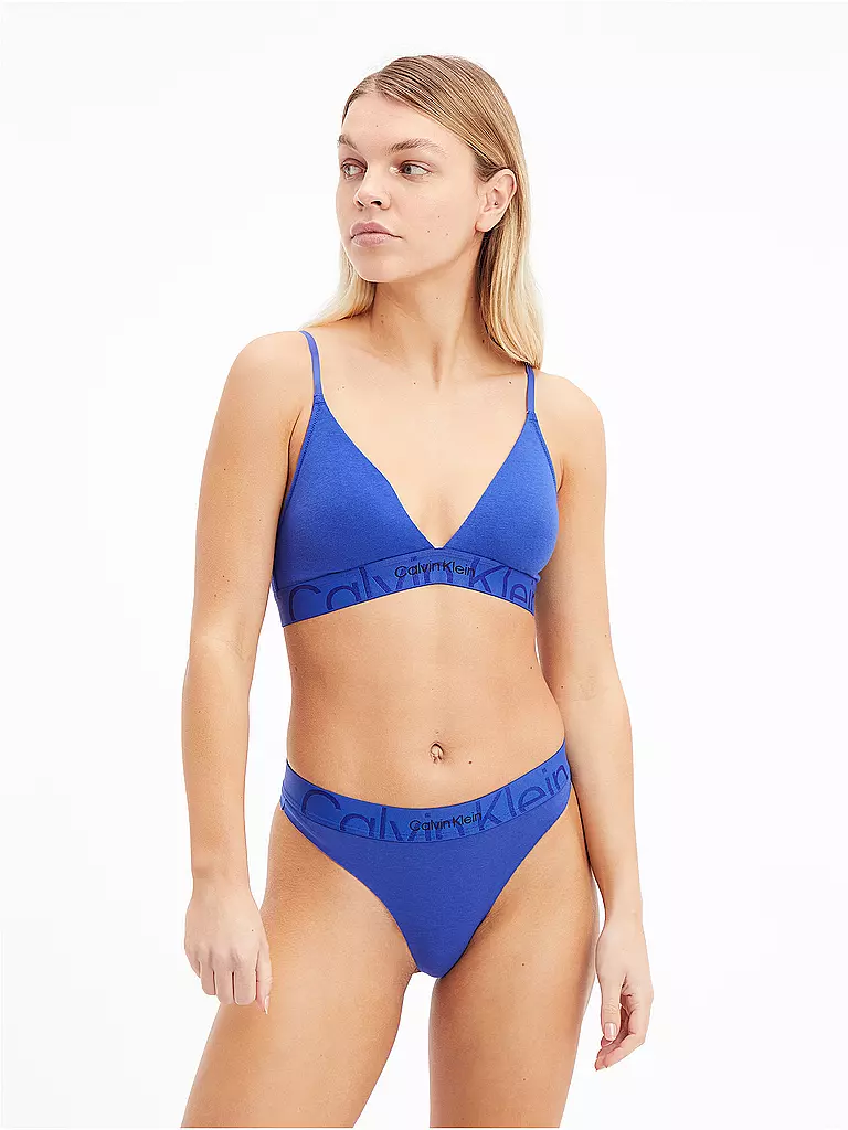 CALVIN KLEIN | Triangel BH blue | blau