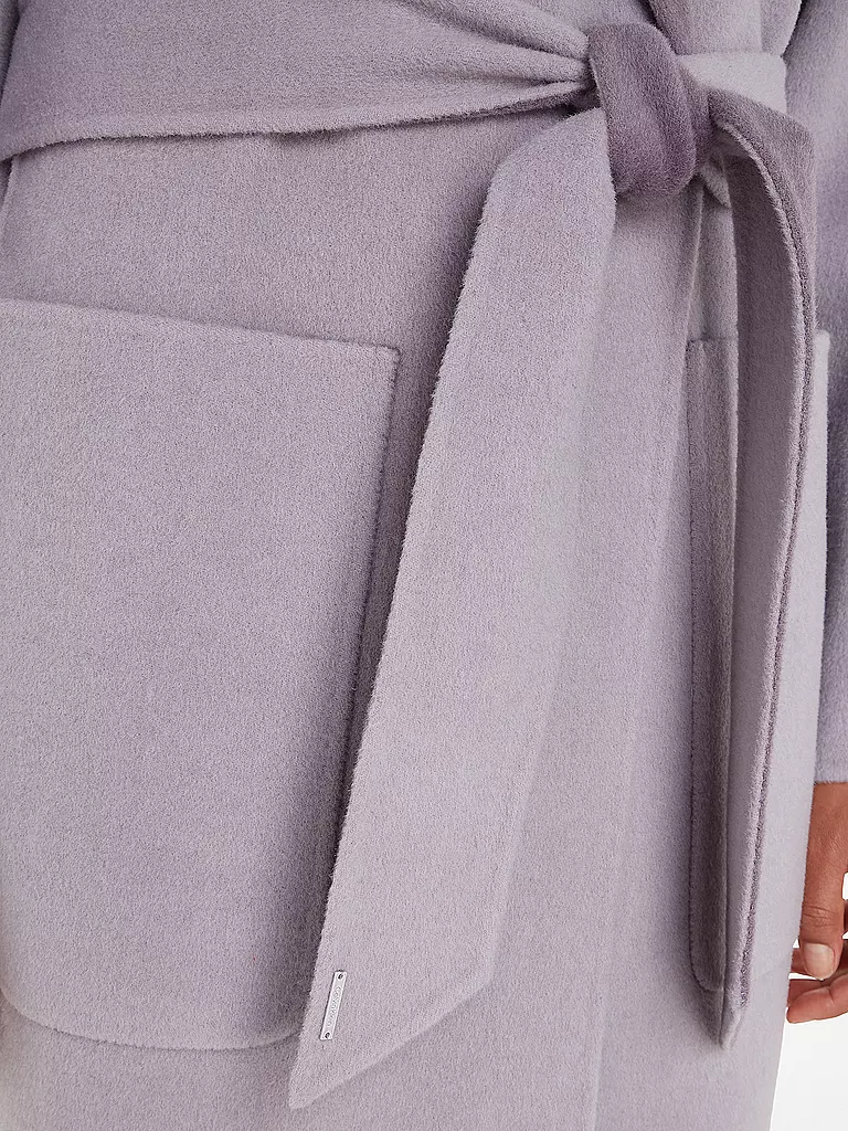 CALVIN KLEIN | Wollmantel  | lila