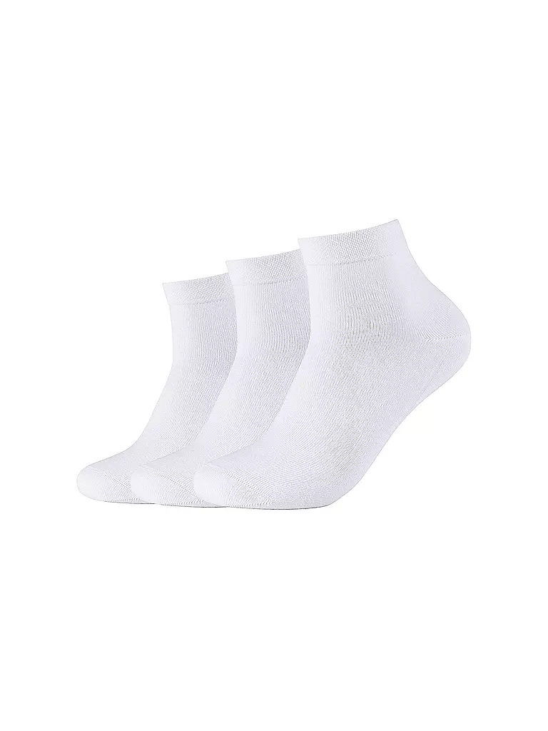 CAMANO |  Sneakersocken 3er Pkg weiss | weiss