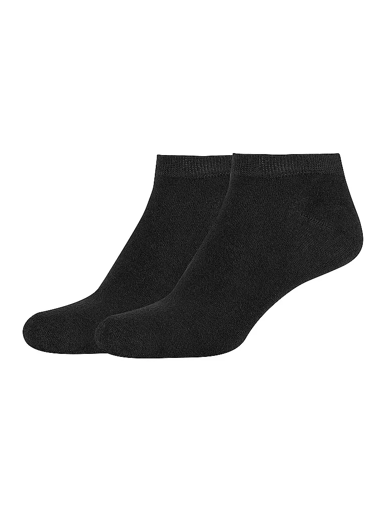 CAMANO |  Sneakersocken Silky 2er Pkg black | schwarz