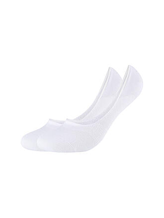 CAMANO | Füsslinge 2er Pkg COMFORT INVISIBLE white