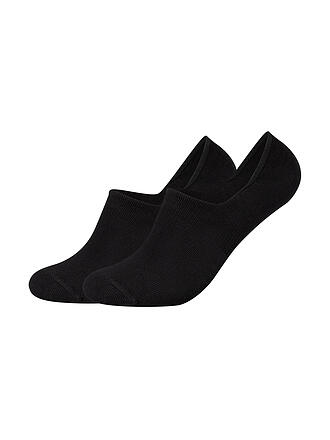 CAMANO | Füsslinge 2er Pkg COMFORT INVISIBLE black