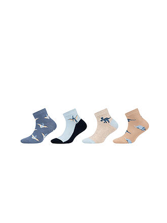 CAMANO | Jungen Sneaker Socken 4er Pkg. cuban sand