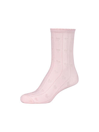 CAMANO | Socken AJOUR SILKY SOCKS pale pink