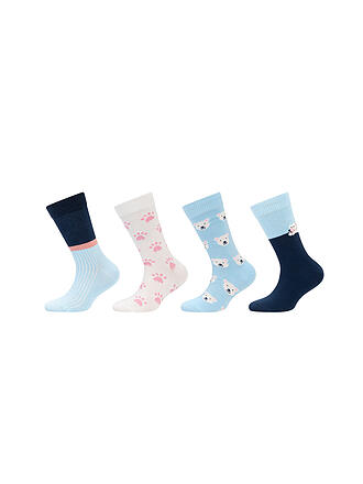 CAMANO | Mädchen Socken 4er Pkg. clear sky