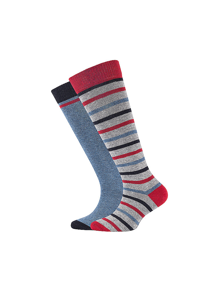 CAMANO Kinder Kniestrümpfe 4er Pkg grau | 35-38