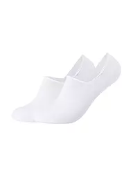 CAMANO | Füsslinge 2er Pkg COMFORT INVISIBLE sand melange | weiss
