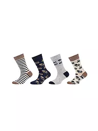 CAMANO | Jungen Socken 4er Pkg. infinity | beige