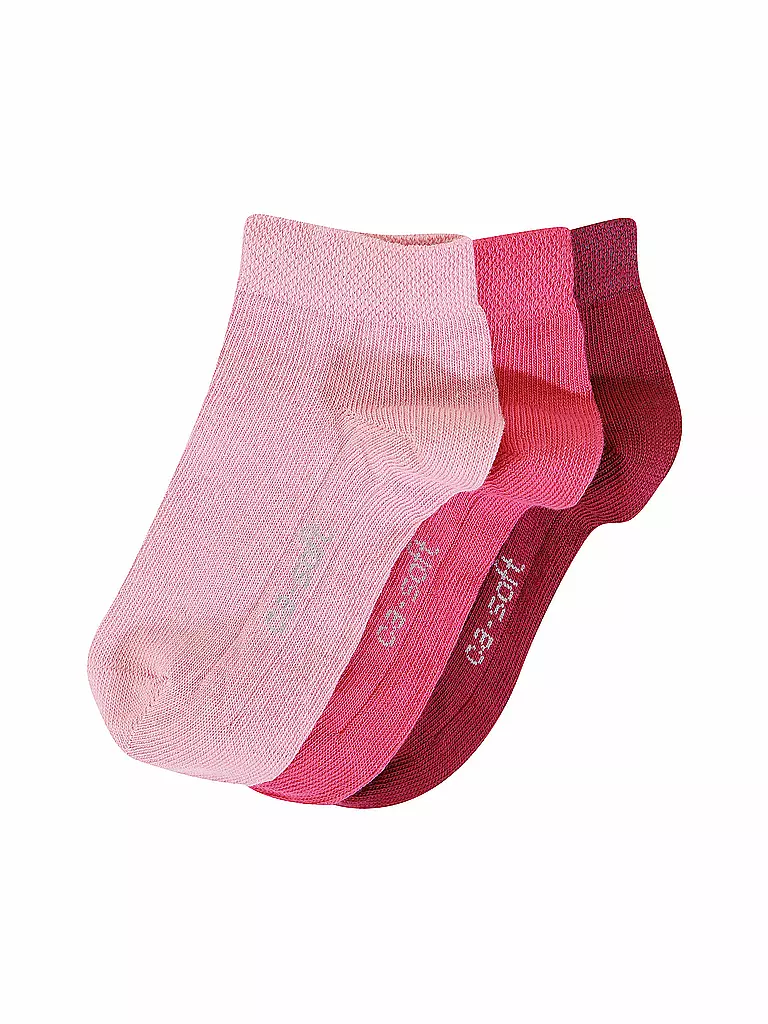 CAMANO | Kinder-Socken 3-er Pkg. orchid smoke | rosa