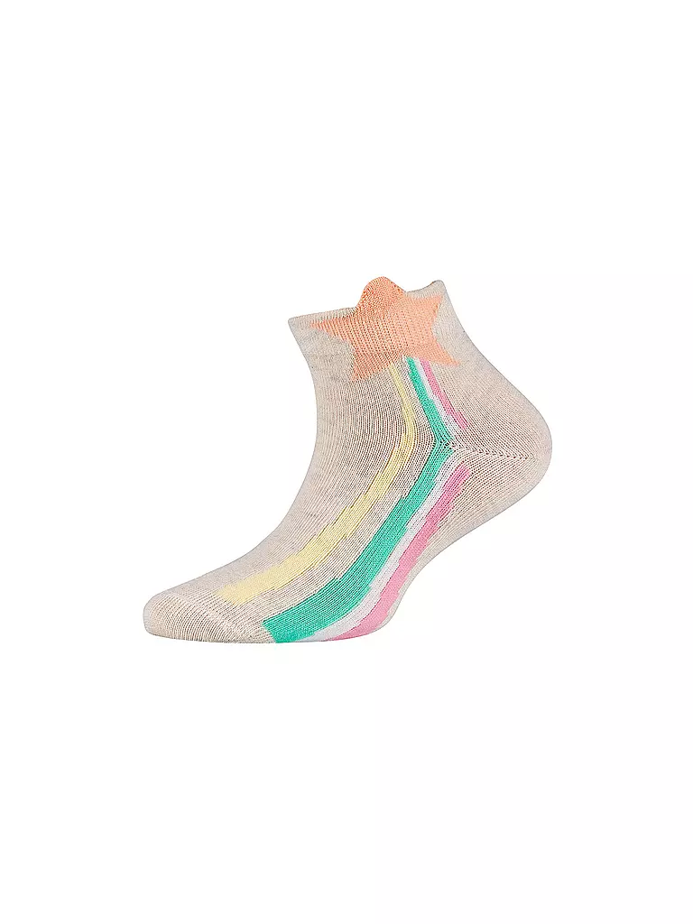CAMANO | Mädchen Sneaker Socken 4er Pkg white mix | bunt