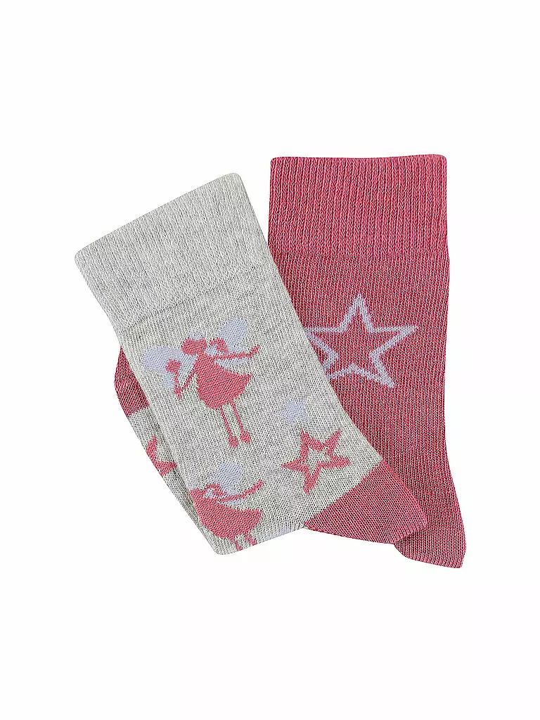 CAMANO | Mädchen Socken 2er Pkg rot | rot