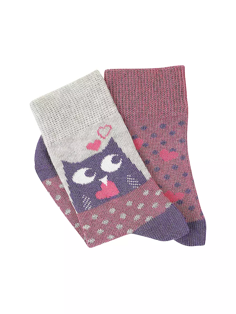 CAMANO | Mädchen Socken 2er Pkg.  mulberry purple | lila