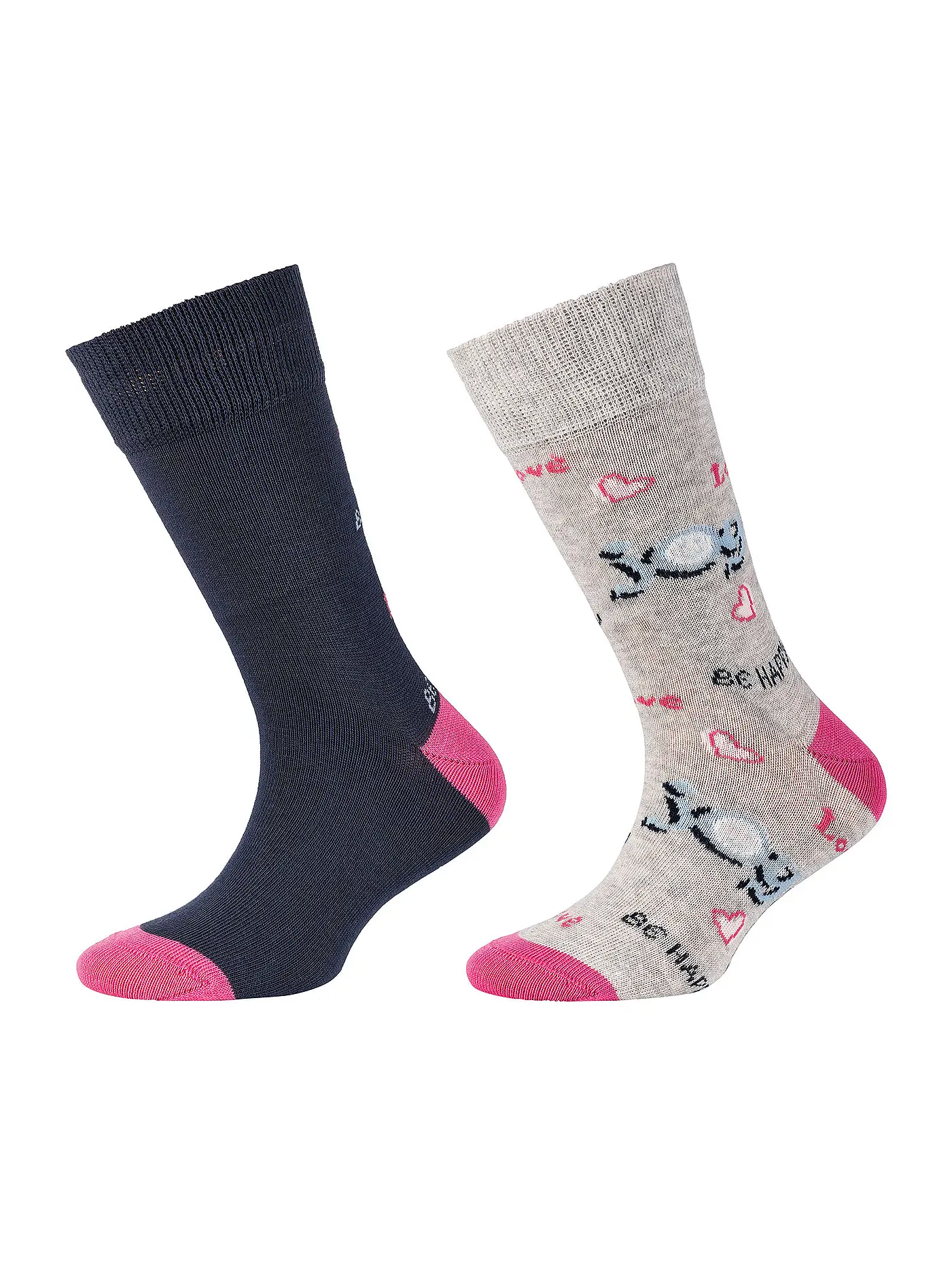 CAMANO | Mädchen Socken 2er Pkg. Lilac Chiffon  | dunkelblau