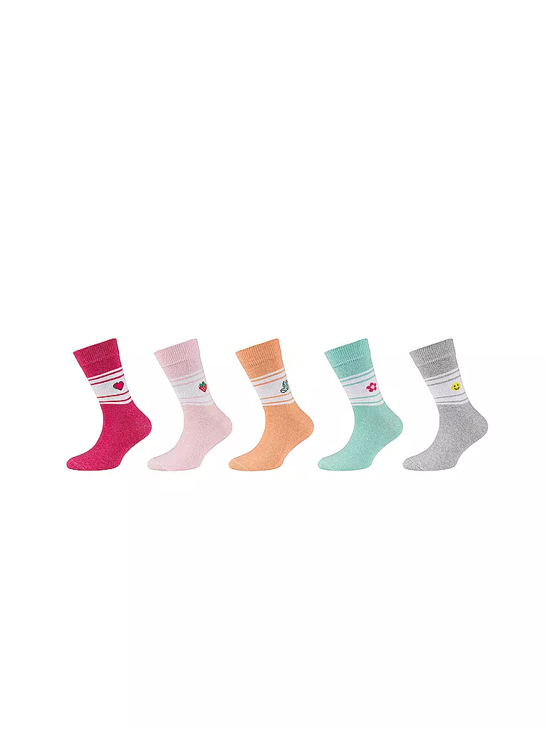 CAMANO | Mädchen Socken 5er Pkg lilac chiffon | bunt