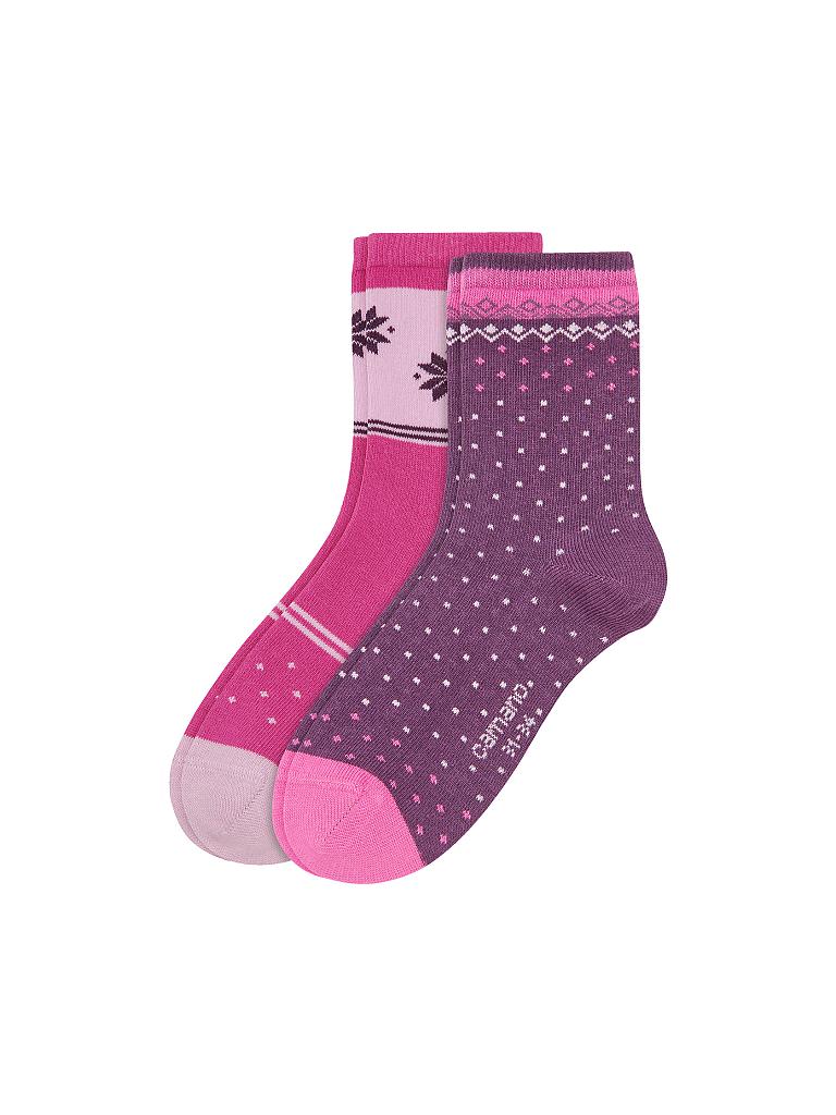 CAMANO | Mädchen-Socken Doppelpackung | lila