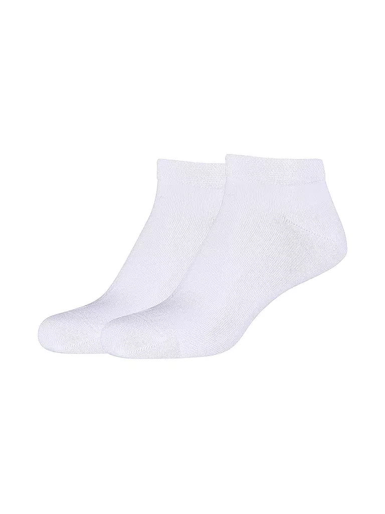 CAMANO | Sneaker Socken 2er Pkg BAMBOO white | weiss