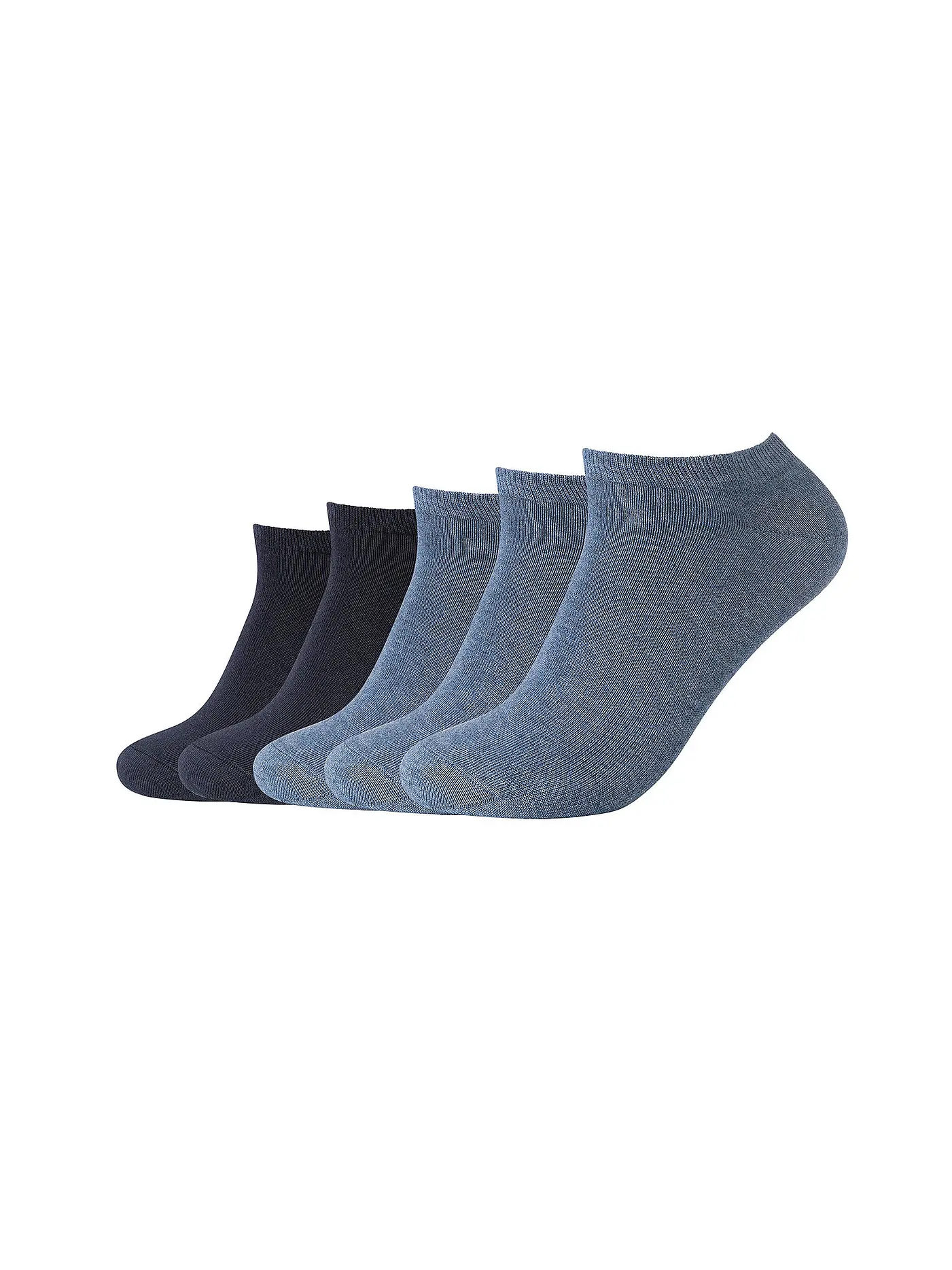 CAMANO | Sneaker Socken 5er Pkg Denim melange | dunkelblau