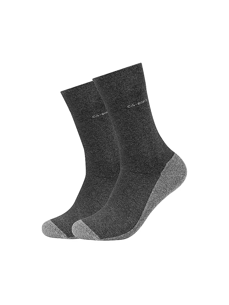 CAMANO | Socken 2er Pkg anthrazit | grau