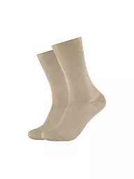 CAMANO | Socken 2er Pkg black | beige